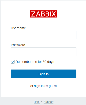 zabbix初始化